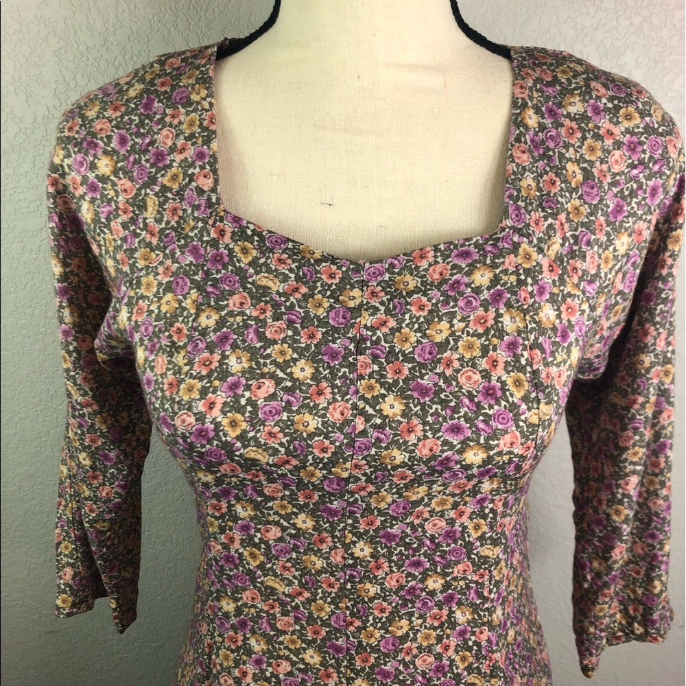Vintage 90’s Cottagecore Floral Dress